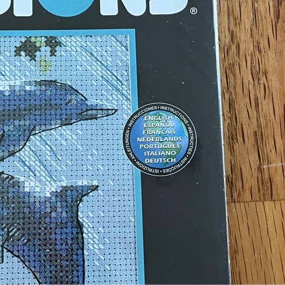 NWT Dimensions Dolphin Trio Counted Cross Stitch Kit - Picture 7 of 11